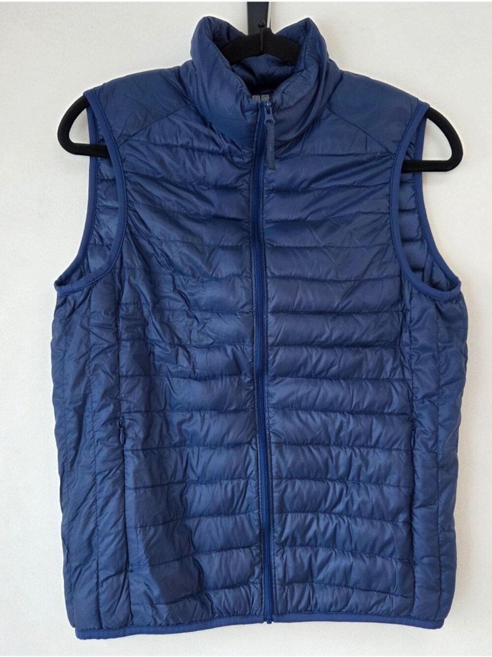 Uniqlo Down Puffer Vest Lightweight Packable Blue Purple Hiking Women's XS